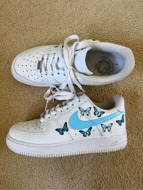 Nike Air Force 1s with customization